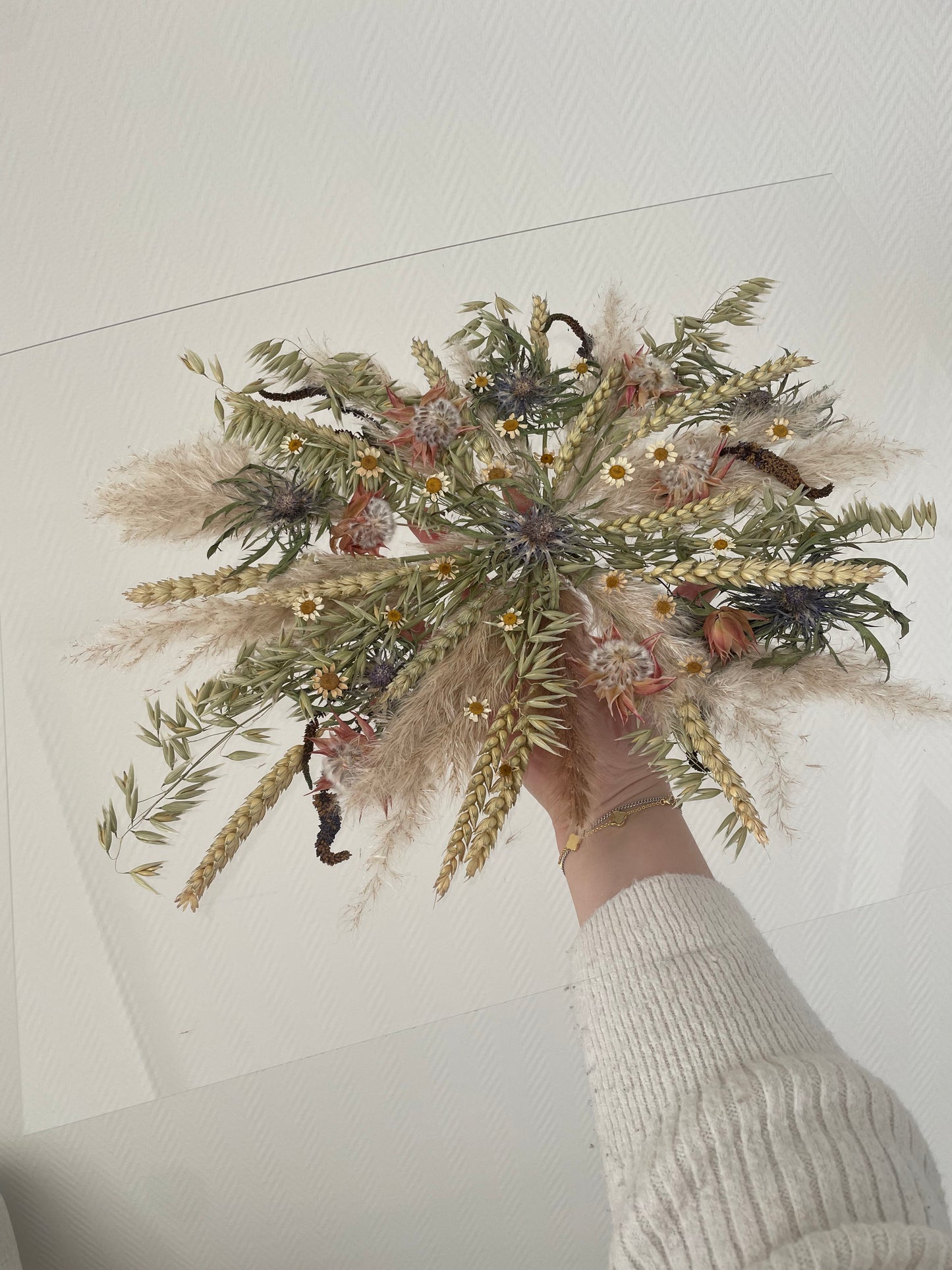 Brautstrauß-Verewigung im Rahmen