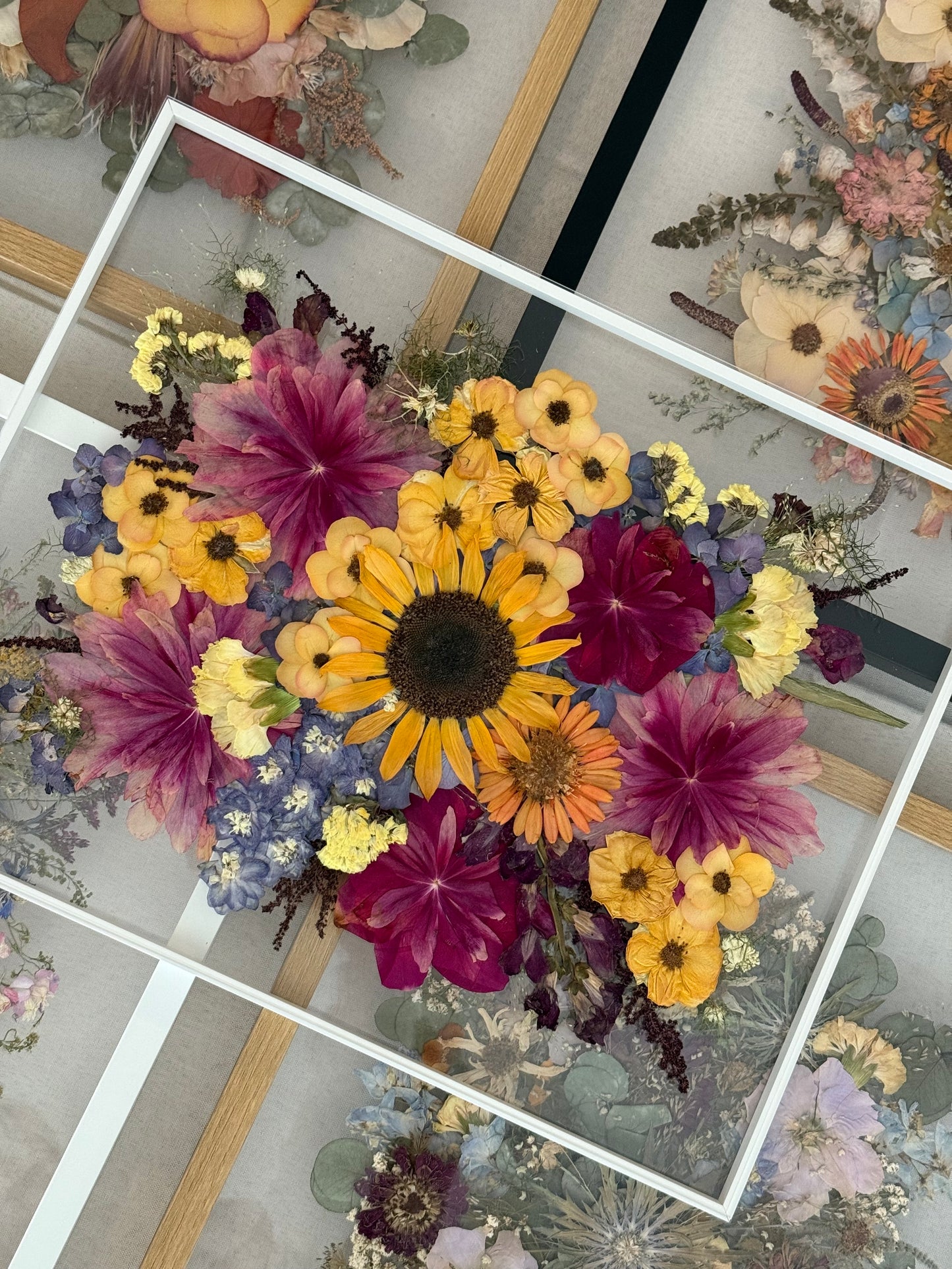 Brautstrauß-Verewigung im Rahmen