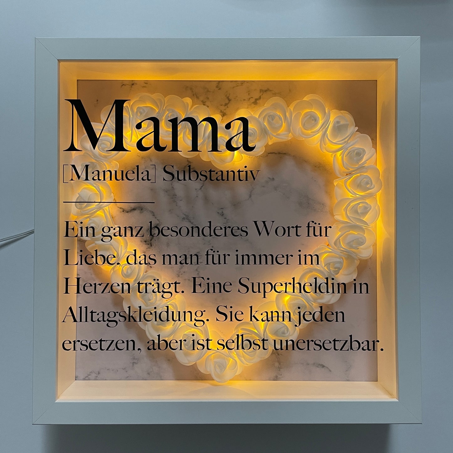 Mama Definition (Herz weiß)